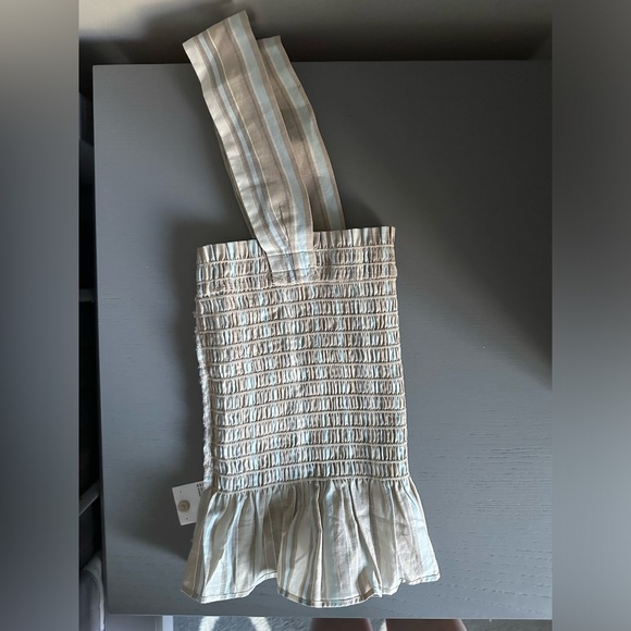 UNIQLO Smocked Striped Crop Sleeveless Top - SIZE M - Picture 10 of 10